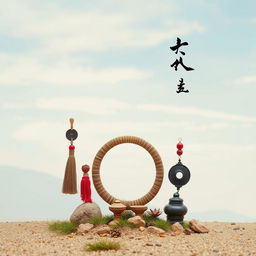 An artistic design that expresses a traditional character