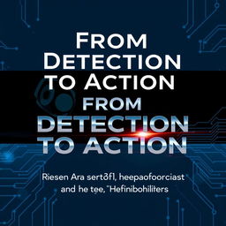 A captivating book cover for a technical book titled 'From Detection to Action: A Deep Dive into Sensor Technologies and Their Applications'