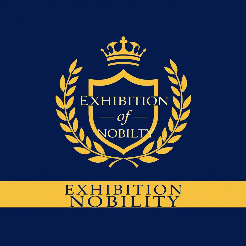 A logo design for an exhibition titled "Exhibition of Nobility"