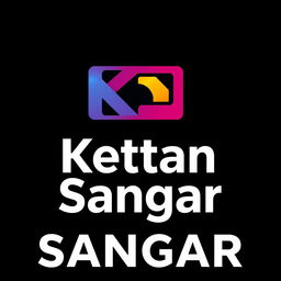 A modern logo design featuring the words 'Ketan Sangar' prominently displayed