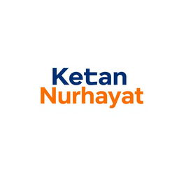 A logo design featuring the name 'Ketan Nurhayat' prominently displayed