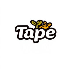 A visually striking logo design for a brand named 'Tape Ketan Menggoda'