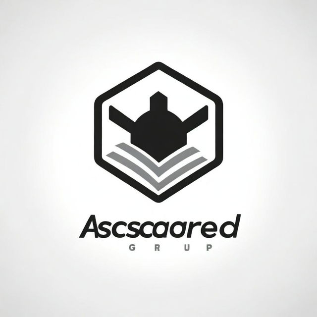 A high-quality digital art logo for the 'Assured Group', a professional services company