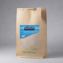 This is a high-definition illustration of a 'SIO-SAND' branded, custom-designed heavy-duty plastic bag