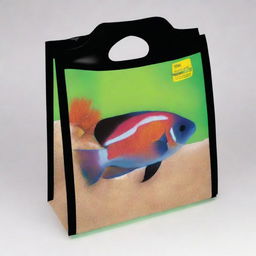 A vibrant, high-definition illustration presents a 'SIO-SAND' branded, custom-designed heavy-duty plastic bag