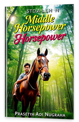 A book cover design for 'Middle Horsepower' by Prasetya Adi Nugraha