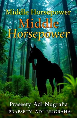 A book cover design for 'Middle Horsepower' by Prasetya Adi Nugraha