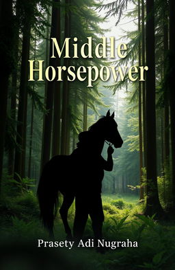 A book cover design for 'Middle Horsepower' by Prasetya Adi Nugraha