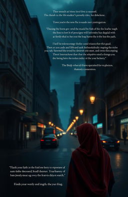 A deeply emotional story about a Muslim female student who, facing difficult life choices, becomes involved in a life of prostitution