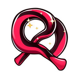 A stylish and vibrant logo design featuring a cartoon-style licorice stick