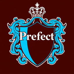 An eye-catching coat of arms featuring the word 'Prefect' prominently displayed