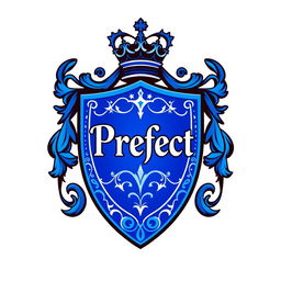 An eye-catching coat of arms featuring the word 'Prefect' prominently displayed