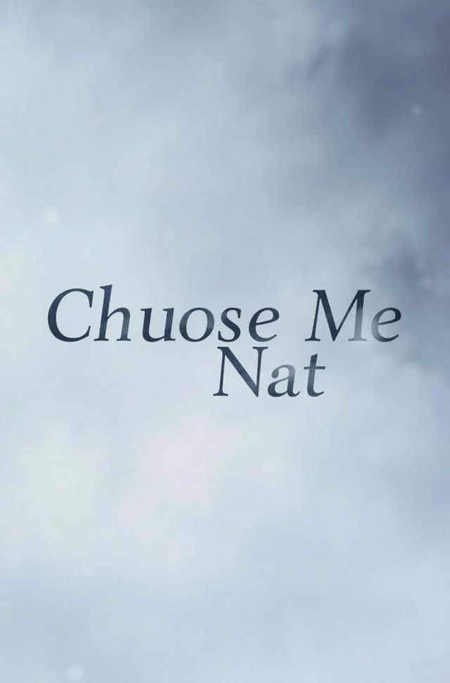 An image featuring the phrase "Choose Me Not" rendered in elegant, bold typography, placed in the middle of the composition