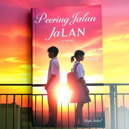 A visually striking book cover for a novel titled 'Penerang Jalan