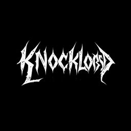 A striking metal band logo featuring the word 'KNOCKEDLOOSE' designed in a bold, gothic font
