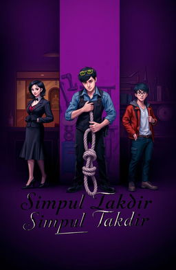 A scene featuring three distinct characters, each standing separately, representing different personalities