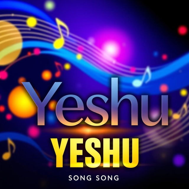 A vibrant and captivating thumbnail for the song 'Yeshu'