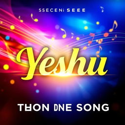 A vibrant and captivating thumbnail for the song 'Yeshu'