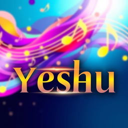 A vibrant and captivating thumbnail for the song 'Yeshu'