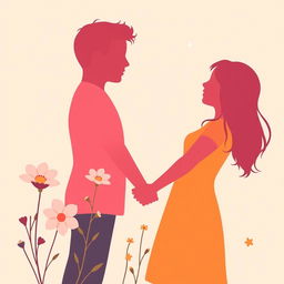 An abstract representation of love without romantic interest