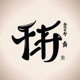 This is a high-quality image of the Chinese characters for 'Black Sheep' ('黑羊') written in bold, thick brush strokes