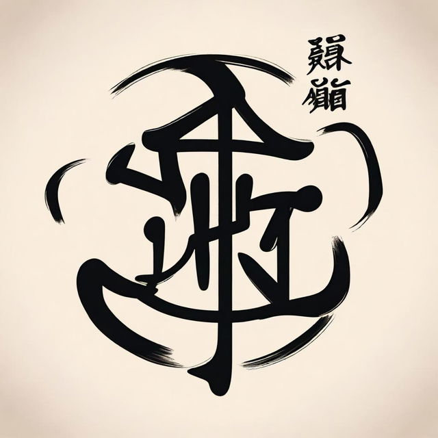 This is a high-quality image showcasing the Chinese characters for 'Black Sheep' ('黑羊') rendered in a traditional calligraphy style