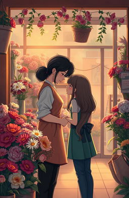 A romantic narrative depicting a love story between a tough mafia member and a delicate flower shop employee named Luna