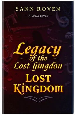 A beautifully designed book cover titled 'Legacy of the Lost Kingdom'
