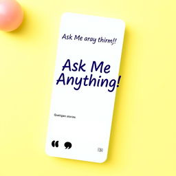 A blank mobile screen interface designed for Instagram stories, featuring a clean and minimalist aesthetic
