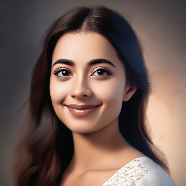 A high-quality digital art image of Isabella Soto