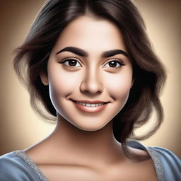 A high-quality digital art image of Isabella Soto