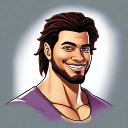 This is a high-quality digital art image of a character named Aaron Barbosa