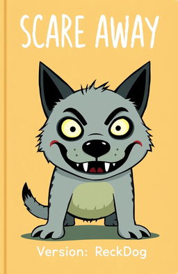 A children's book cover titled 'SCARE AWAY' in a very minimalistic font