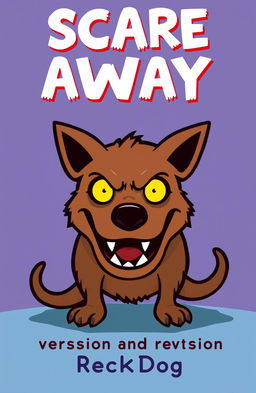 A children's book cover titled 'SCARE AWAY' in a very minimalistic font