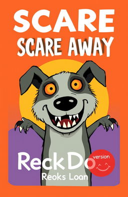 A children's book cover titled 'SCARE AWAY' in a very minimalistic font