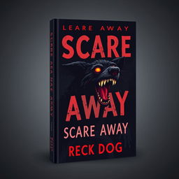 A book cover design for 'SCARE AWAY', featuring the title in a very minimalistic, modern font