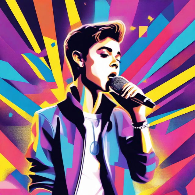 An image inspired by Justin Bieber's hit song 'Baby', rendered in a digital art style