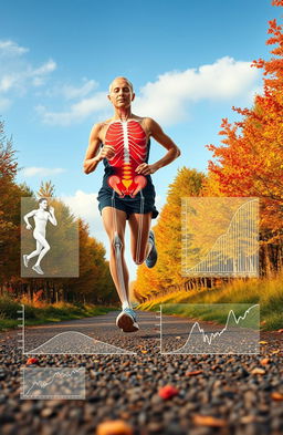 An insightful depiction of pain-free running from the perspective of a biokineticist, illustrating the biomechanics involved in running without discomfort