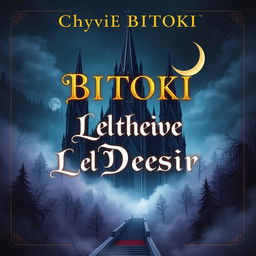 A book cover for 'Chyvie BITOKI: L'église du Désir', featuring a mysterious and alluring church landscape