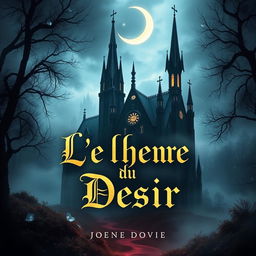 A book cover for 'Chyvie BITOKI: L'église du Désir', featuring a mysterious and alluring church landscape