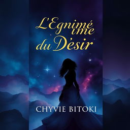 A captivating book cover for the novel 'L'Egnime du Désir' by Chyvie BITOKI