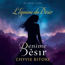 A captivating book cover for the novel 'L'Egnime du Désir' by Chyvie BITOKI