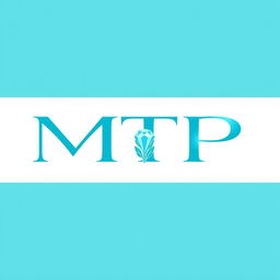 A stylish and modern logo design featuring the letters 'MTP' prominently displayed