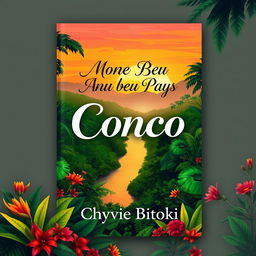 A book cover design for "Mon Beau Pays Congo" by Chyvie Bitoki