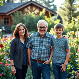 A warm and inviting family portrait featuring Mr