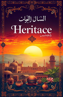 A stunning book cover design focused on the theme of heritage
