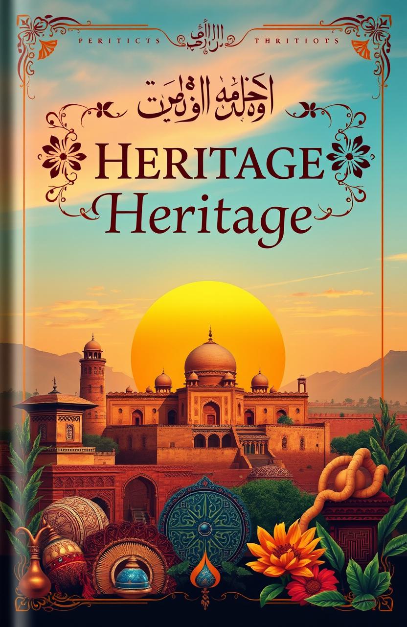 A stunning book cover design focused on the theme of heritage