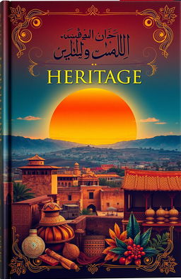 A stunning book cover design focused on the theme of heritage