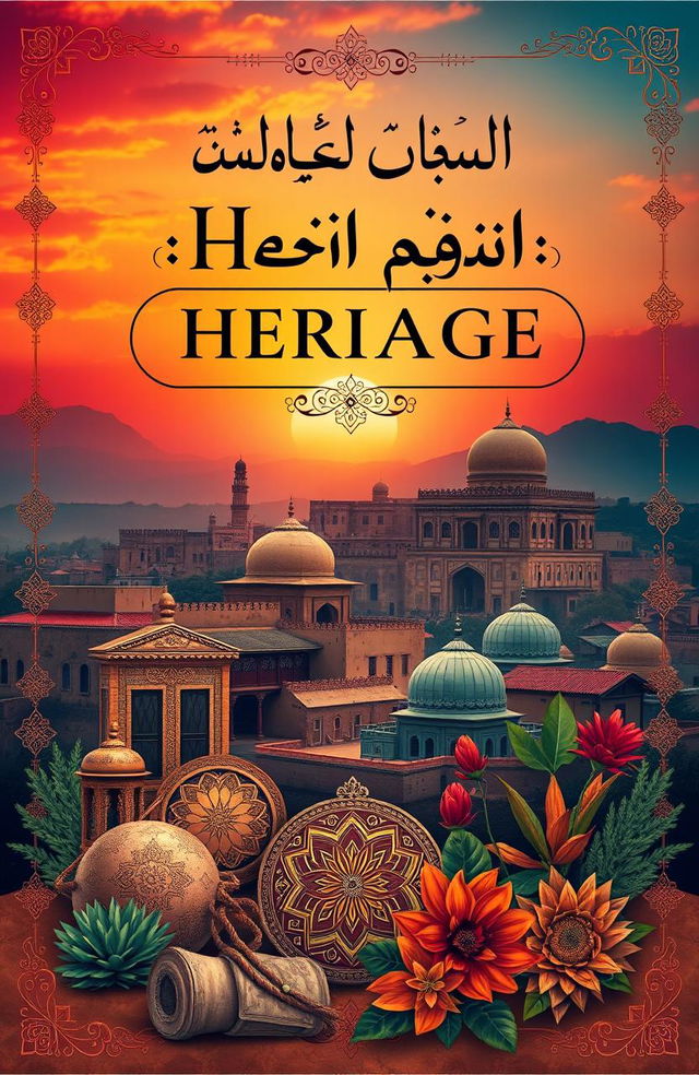 A stunning book cover design focused on the theme of heritage