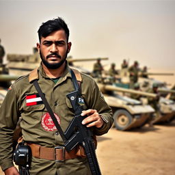 A resilient Afghan soldier named Mahmoud Yousafzai stands prominently, with his name etched boldly on his chest alongside the flag of Afghanistan